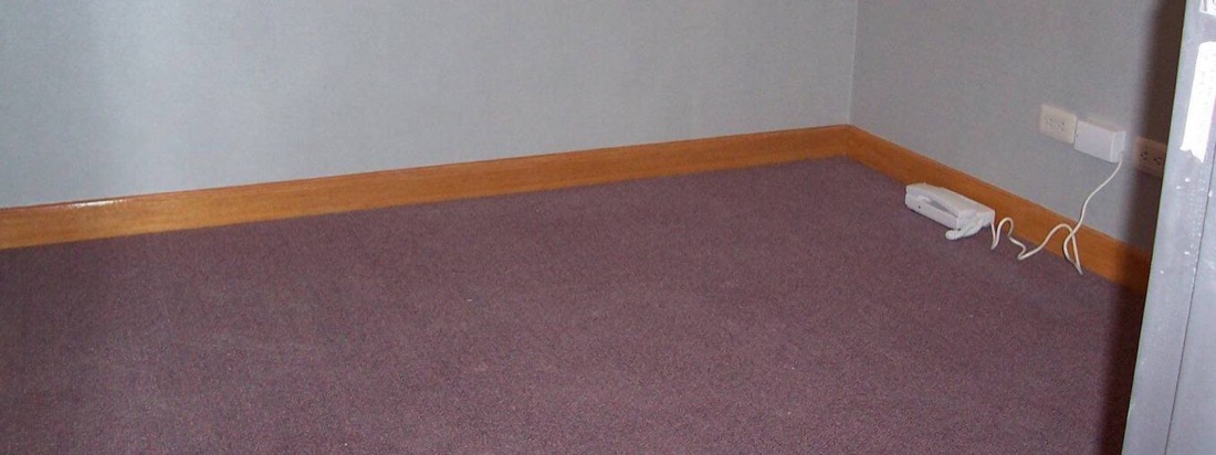 Wall-to-wall broadloom carpet installed in a Cebu Business Park office