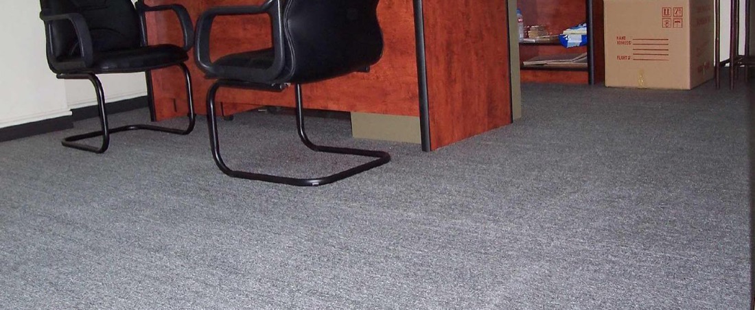 Imported carpet tiles in a Mandaue City corporate office